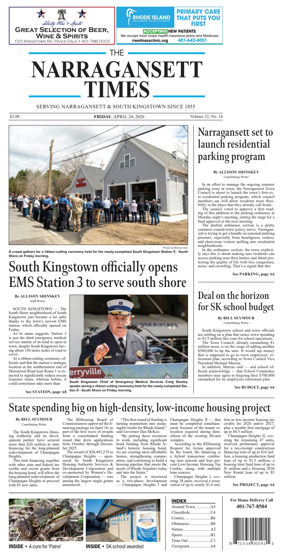 Cover of Narragansett Times