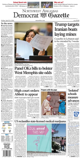 Cover of Northwest Arkansas Democrat-Gazette