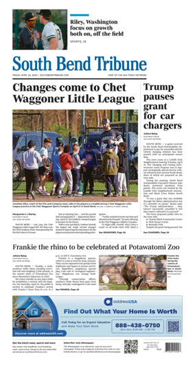 Cover of South Bend Tribune