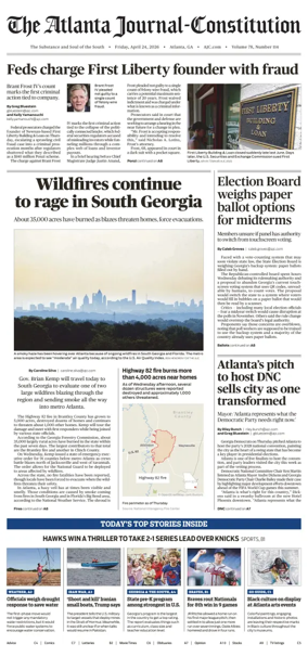 Cover of The Atlanta Journal-Constitution