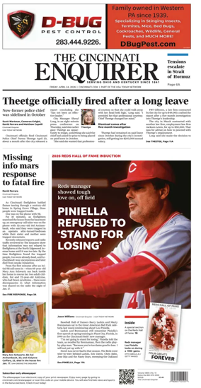 Cover of The Cincinnati Enquirer