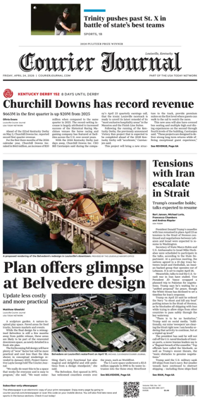 Cover of The Courier-Journal (Louisville)