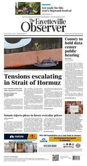 Cover of The Fayetteville Observer
