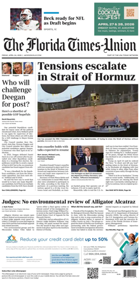 Cover of The Florida Times-Union