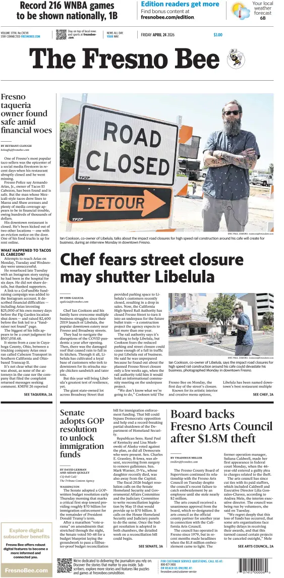 Cover of The Fresno Bee