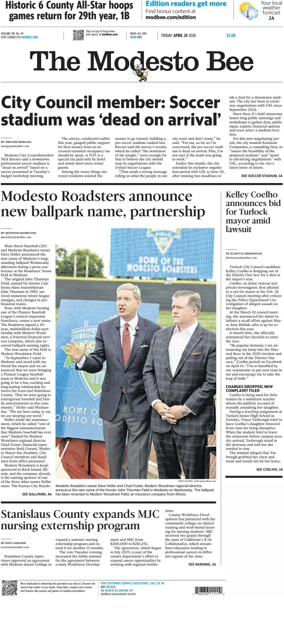 Cover of The Modesto Bee