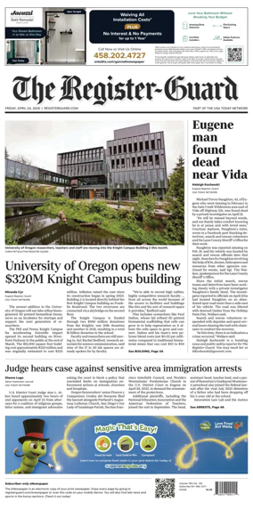 Cover of The Register-Guard