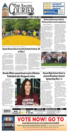 Cover of The Saline Courier