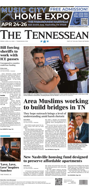 Cover of The Tennessean