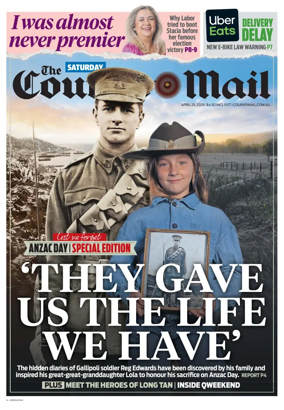 Cover of The Courier-Mail