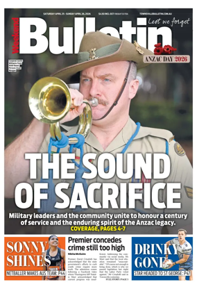 Cover of Townsville Bulletin
