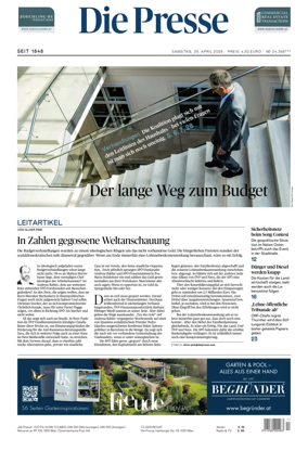 Cover of Die Presse