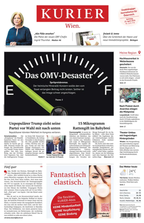 Cover of Kurier (Samstag)