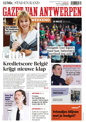 Cover of Gazet van Antwerpen Stad en Rand
