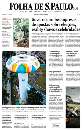 Cover of Folha de S.Paulo