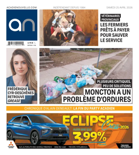 Cover of Acadie Nouvelle