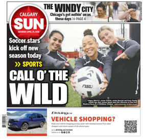 Cover of Calgary Sun