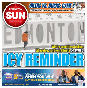 Cover of Edmonton Sun
