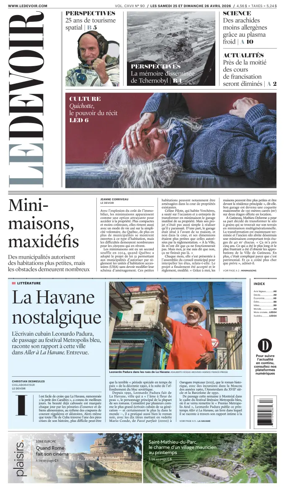 Cover of Le Devoir