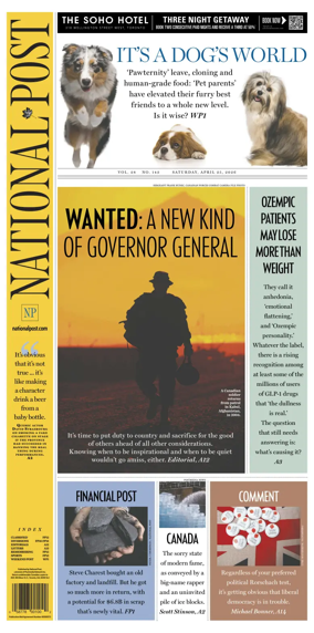 Cover of National Post - (Latest Edition)