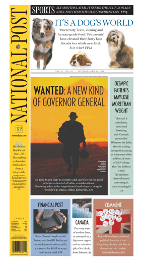 Cover of National Post - (National Edition)