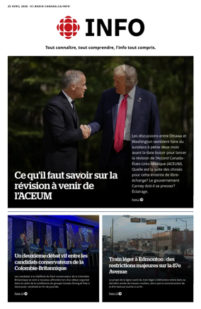 Cover of Radio-Canada Info