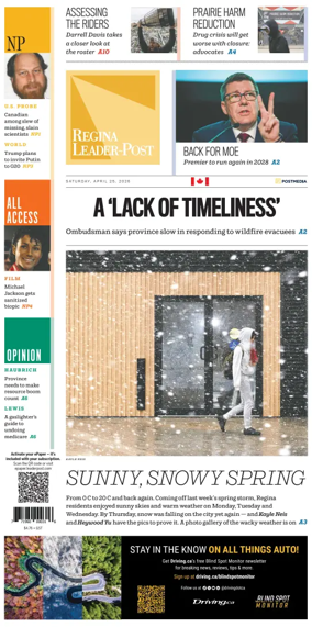 Cover of Regina Leader-Post