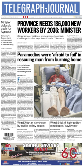 Cover of Telegraph-Journal
