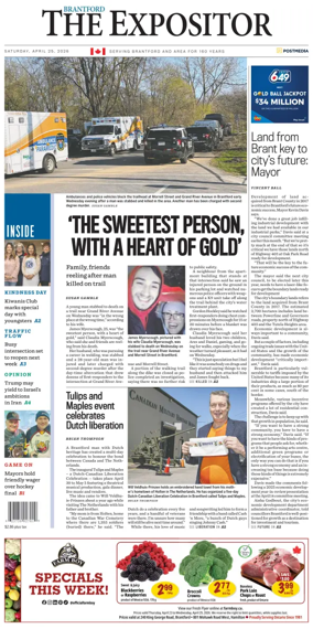 Cover of The Expositor (Brantford)