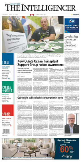 Cover of The Intelligencer (Belleville)