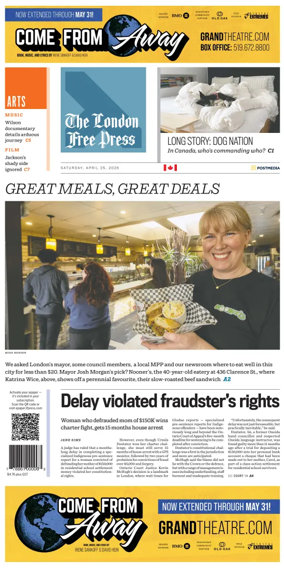 Cover of The London Free Press