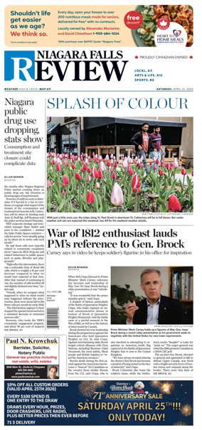 Cover of The Niagara Falls Review