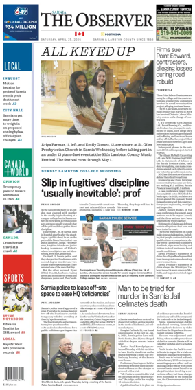 Cover of The Observer (Sarnia)