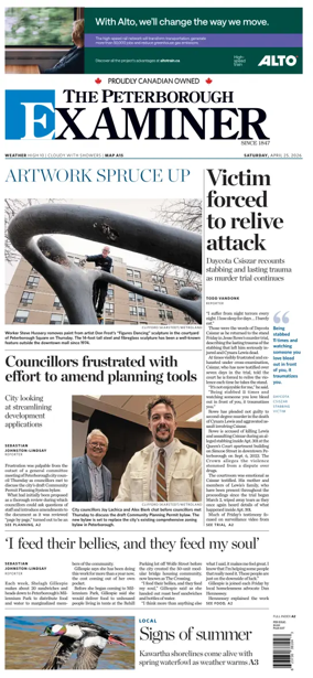 Cover of The Peterborough Examiner