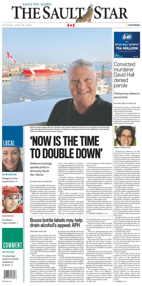Cover of The Sault Star