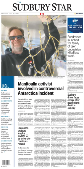 Cover of The Sudbury Star