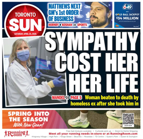 Cover of Toronto Sun