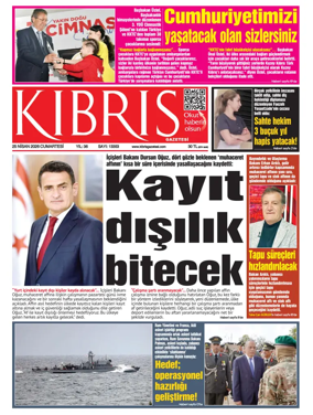 Cover of Kibris Gazetesi