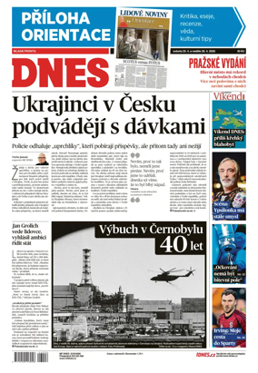 Cover of Dnes Prague Edition
