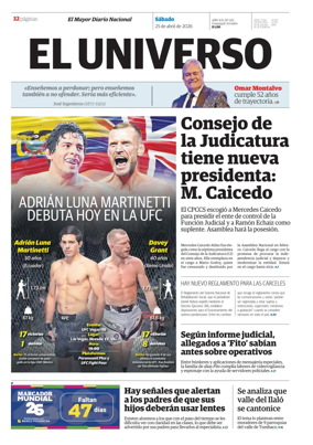 Cover of El Universo