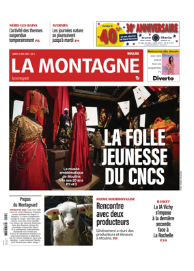 Cover of La Montagne (Moulins)