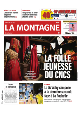 Cover of La Montagne (Vichy)