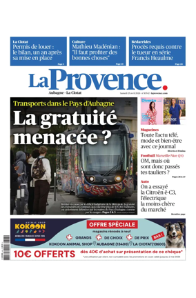Cover of La Provence Aubagne-La Ciotat
