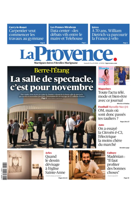 Cover of La Provence Martigues-Istres-Vitrolles-Marignane