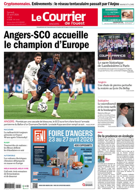 Cover of Le Courrier de l’Ouest (Angers)