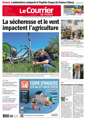 Cover of Le Courrier de l’Ouest (Cholet)