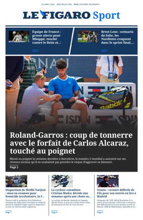 Cover of Le Figaro Sport