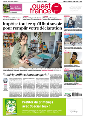 Cover of Ouest France (Caen - Bayeux - Falaise - Vire)