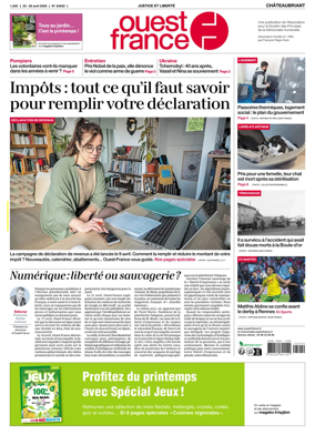 Cover of Ouest France (Chateaubriant)