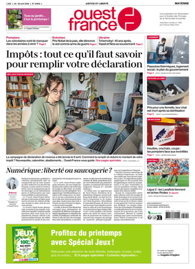Cover of Ouest France (Mayenne)